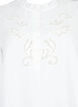 Blouse met ruches en broderie anglaise, Bright White, Packshot image number 2