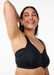 Comfortbeha met gewatteerde bandjes, Zwart, Model image number 3
