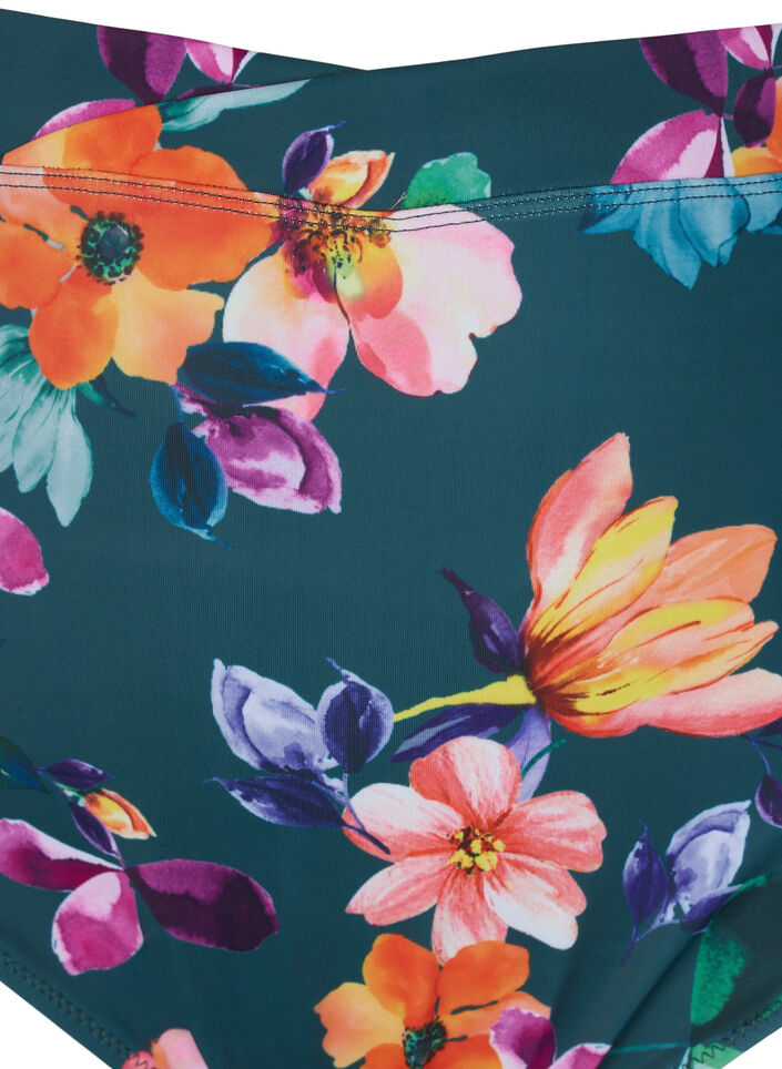 Bikinislip met print en hoge taille, Meave Print, Packshot image number 2