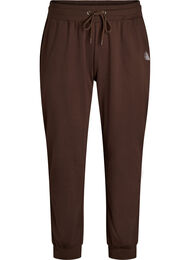 Losse trainingsbroek met zakken, Bruin