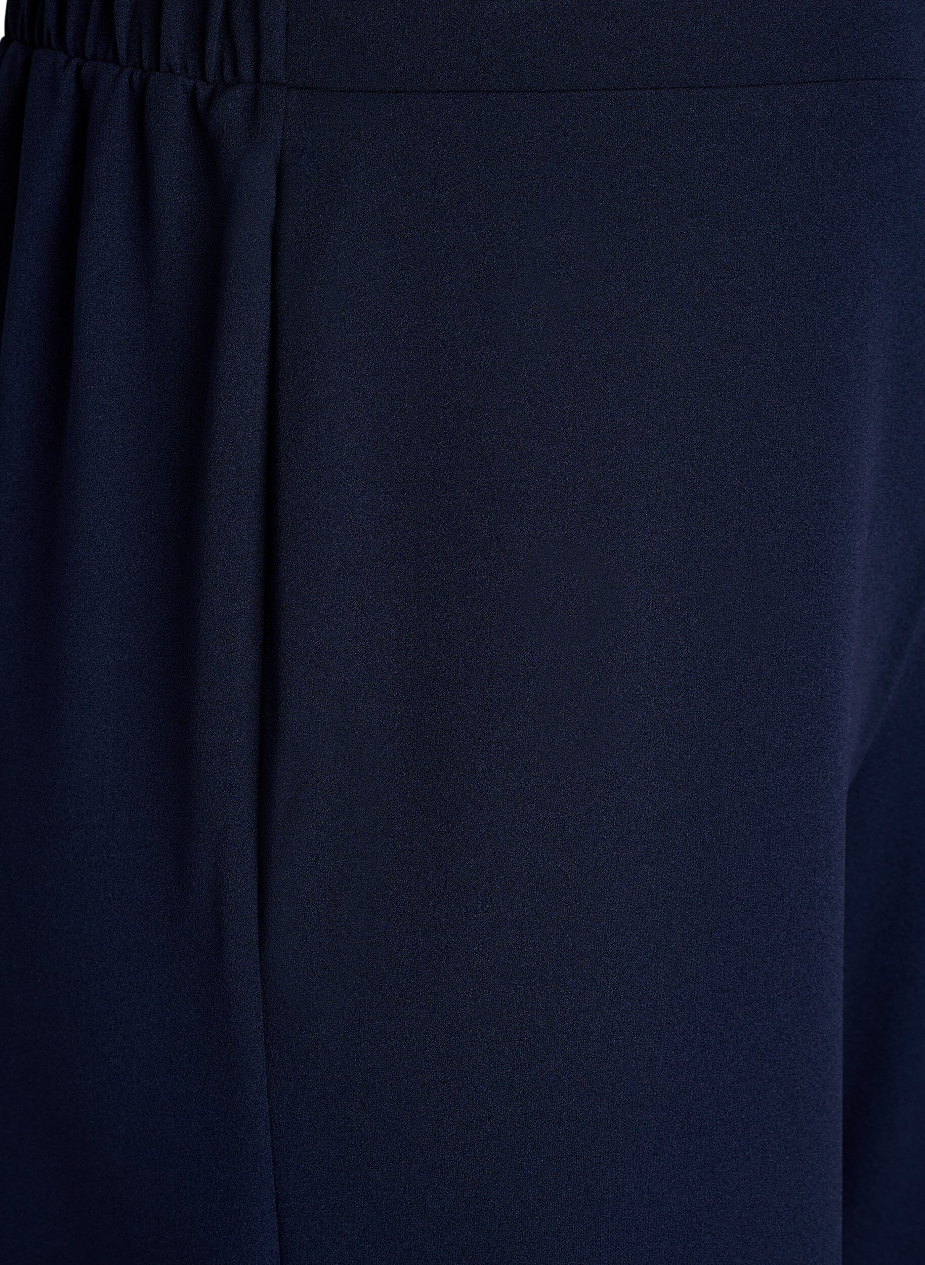 Zizzi FLASH - Broek met wijde pijpen, Blauw, Packshot image number 2