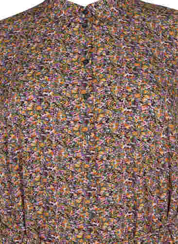 FLASH - Overhemdjurk met bloemenprint, Multi Ditsy, Packshot image number 2