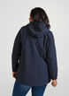 Korte softshell jas met capuchon, Night Sky, Model image number 1