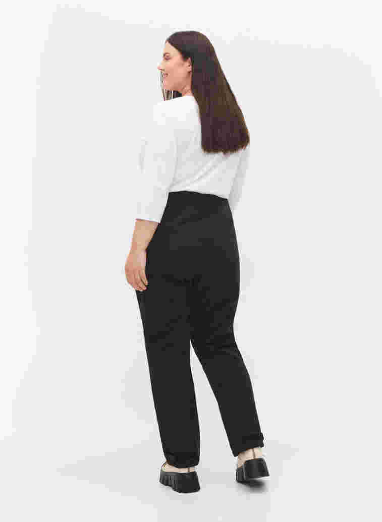 Softshell broek met verstelbaar velcro, Black, Model image number 2