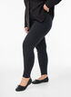 Leggings met normale taille en patroon, Zwart, Model image number 0