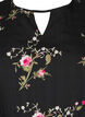 Blouse met lange mouwen en bloemenprint, Zwart, Packshot image number 2