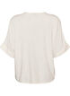 Viscose blouse met crochet detail en knopen, Vanille, Packshot image number 1
