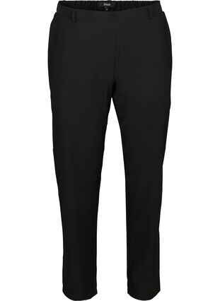 Klassieke broek met stretch, Black, Packshot image number 0