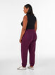 Sweatpants met hoge taille en trekkoord, Paars, Model image number 1