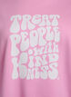 Sweatshirt met tekstprint, Bubblegum, Packshot image number 2