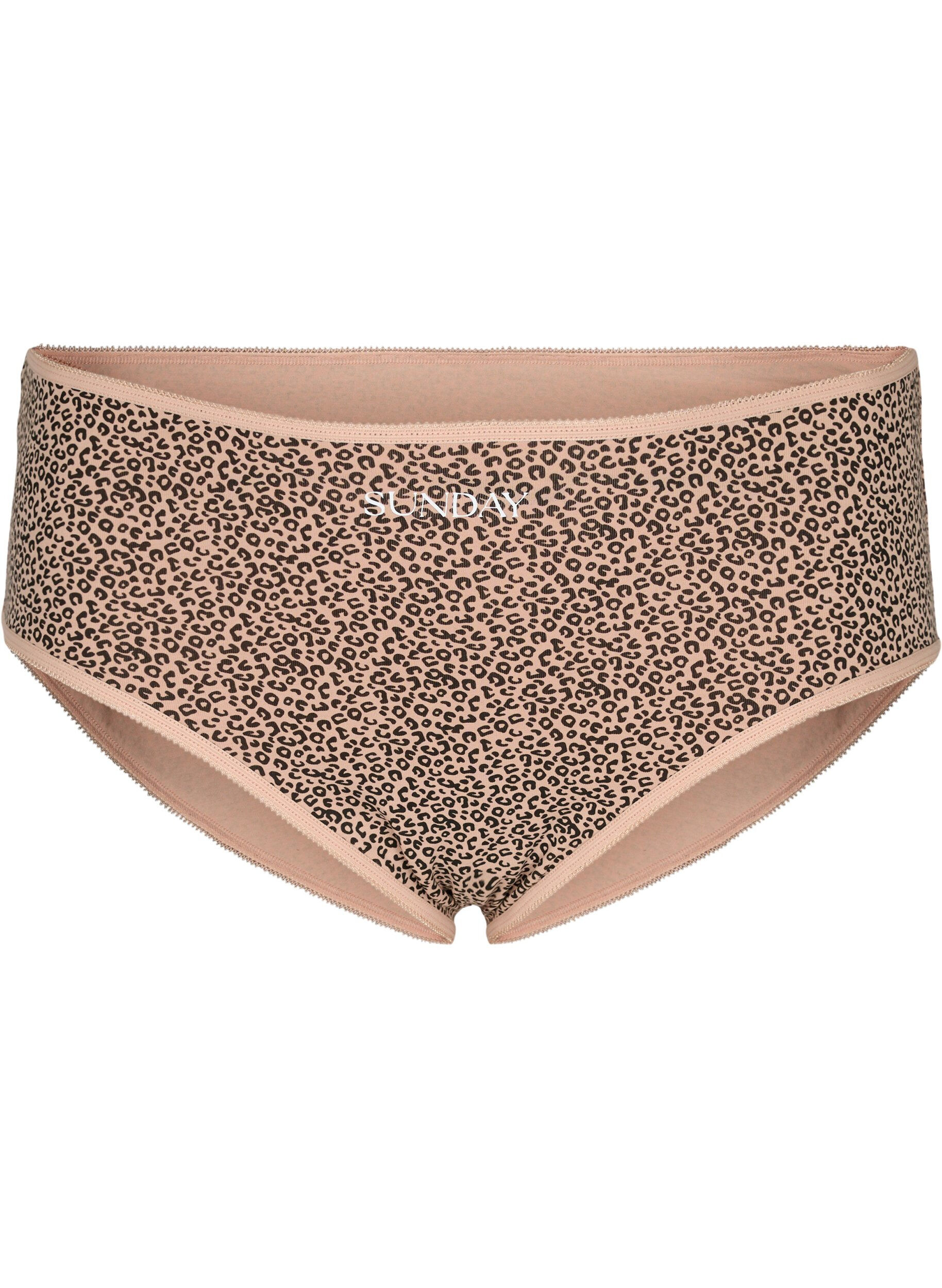 Zizzi Set van 7 slips met normale taille, Blue Multi Pack , Packshot image number 2