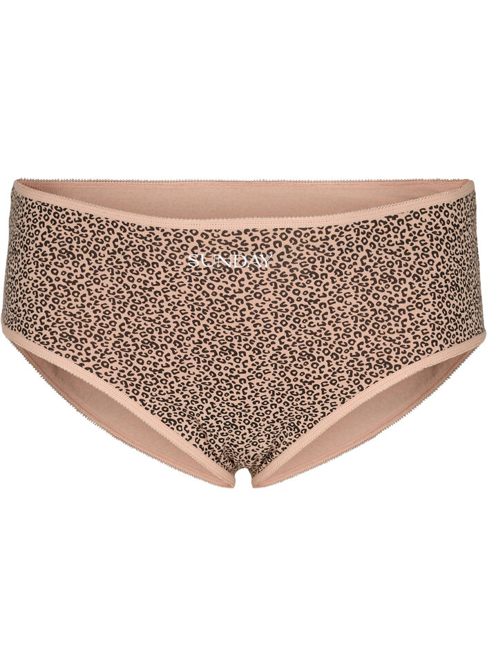 Set van 7 slips met normale taille, Blue Multi Pack , Packshot image number 2