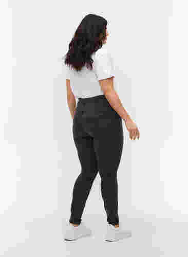 super slim fit Amy jeans met hoge taille, Grey Denim, Model image number 1