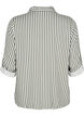 FLASH - Gestreept shirt met opgerolde mouwen, Groen, Packshot image number 1