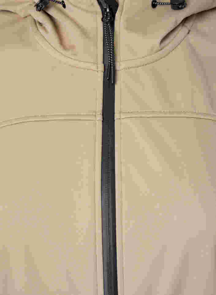 Softshell jas met colour-block, Black Comb, Packshot image number 2