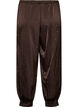 Satijnen ballonbroek met strassteentjes, Bruin, Packshot image number 1