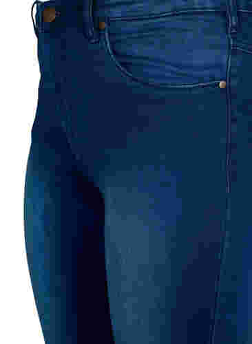 Super slim Amy jeans met hoge taille, Blue denim, Packshot image number 2
