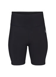 Strakke sport shorts, Zwart