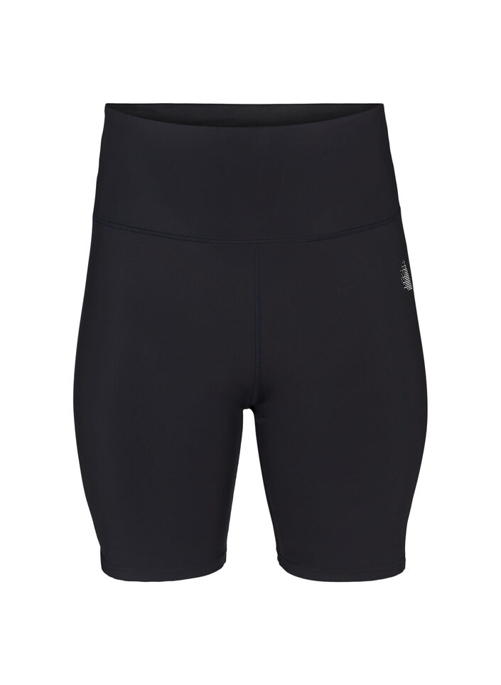 Strakke sport shorts, Zwart, Packshot