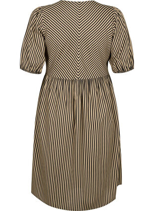 Viscose jurk met gestreepte print, Coriander/Bl. Stripe, Packshot image number 1