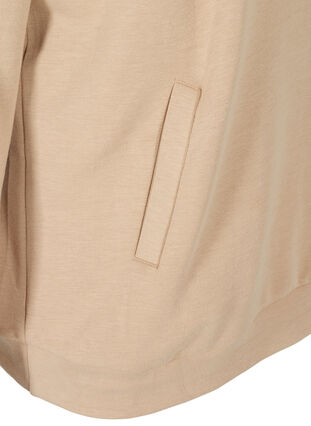 Sweatshirt met zakken en capuchon, Cornstalk, Packshot image number 3