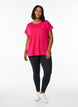 Effen sportshirt, Roze, Model image number 1