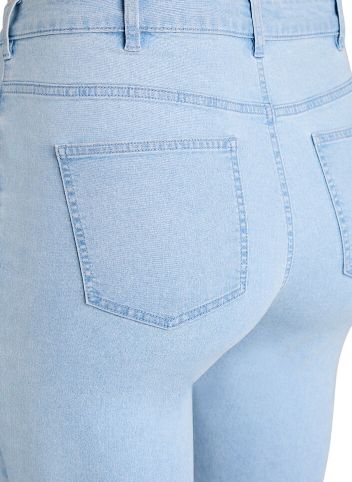 Amy super slim fit jeans met hoge taille, Blauw, Packshot image number 3