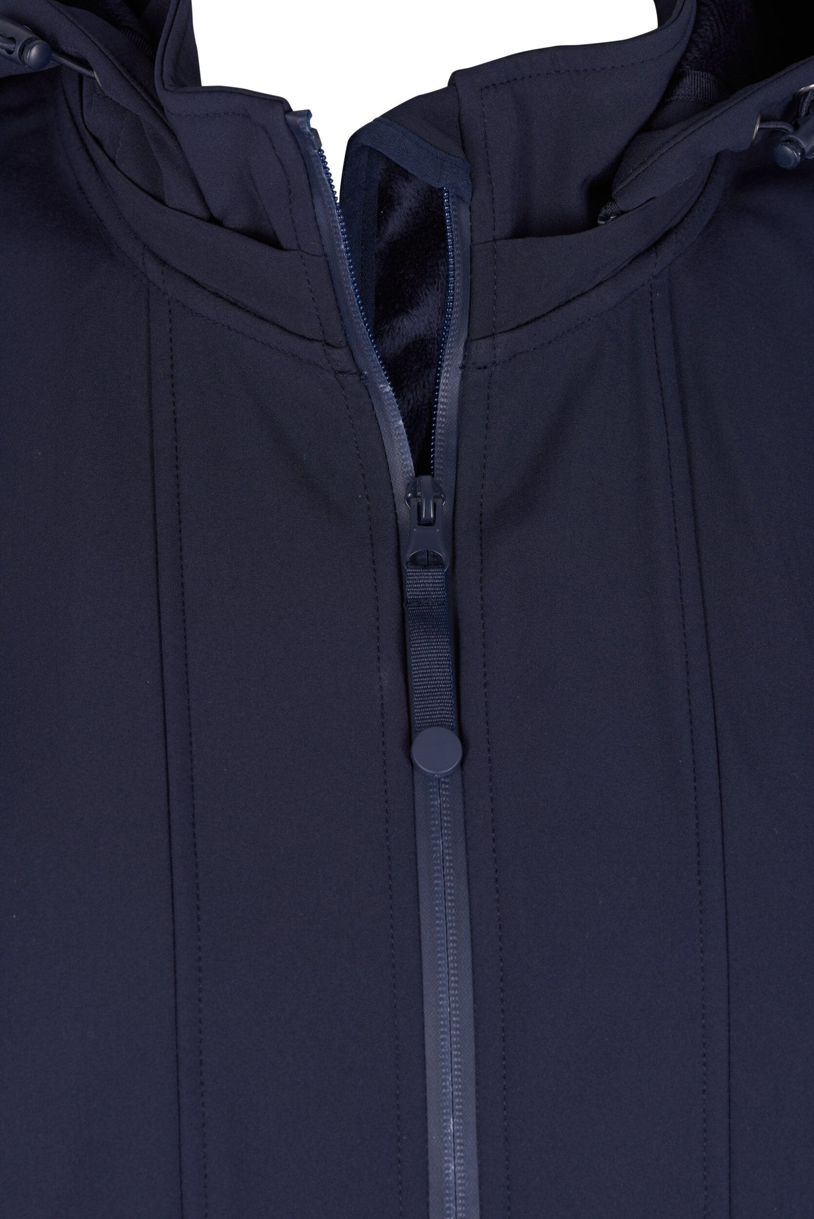 Zizzi Softshell jas met capuchon, Night Sky solid, Packshot image number 2