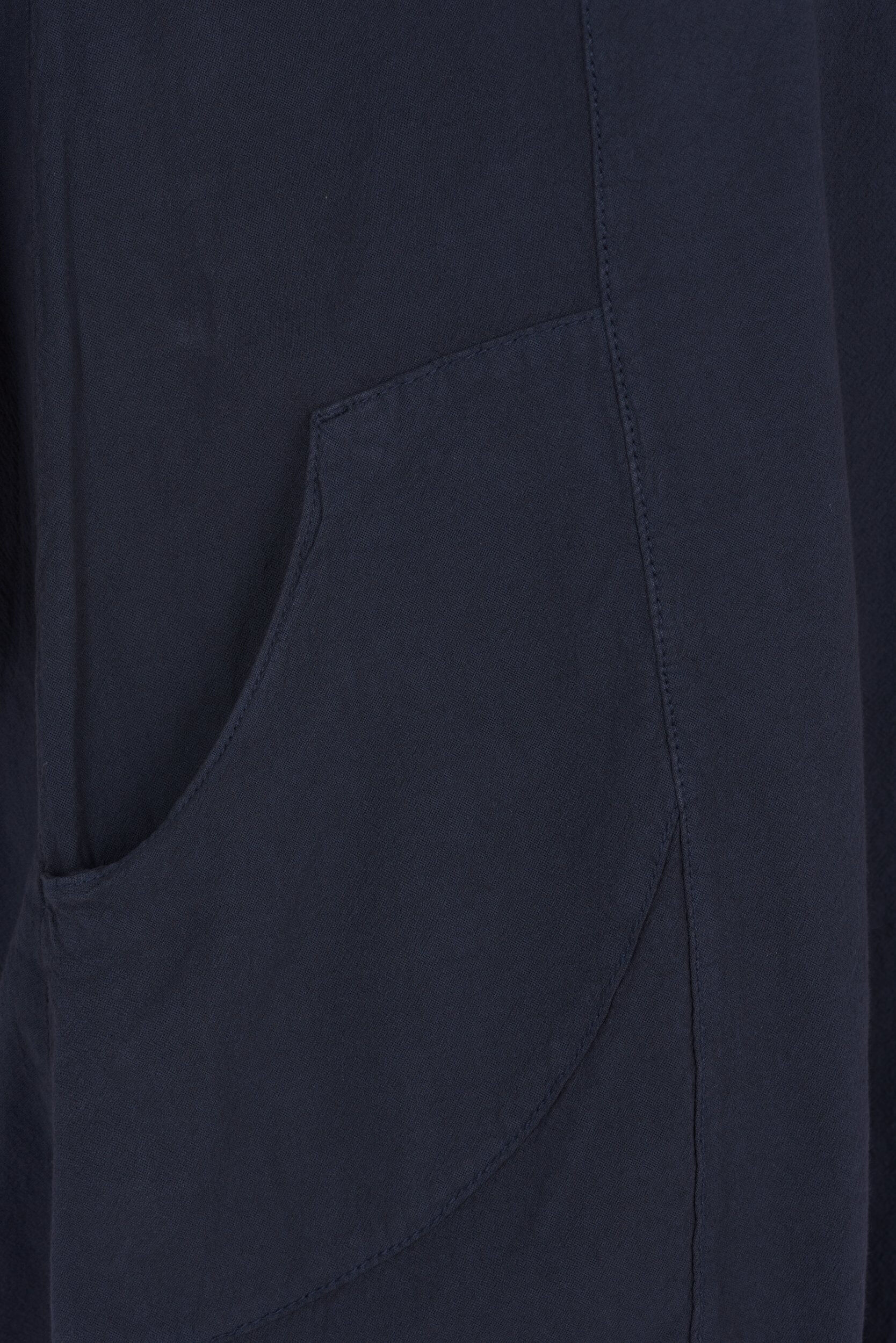 Zizzi Katoenen jurk met korte mouwen, Blauw, Packshot image number 3