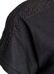 Katoenen T-shirt met haakdetail, Zwart, Packshot image number 2