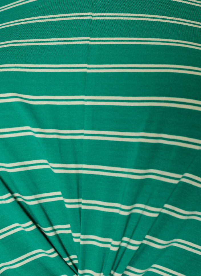 Katoenen jurk met twistdetail, Groen, Packshot image number 2