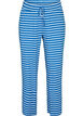 Gestreepte pyjamabroek met een high waist en wijde pijpen, 2387, Packshot image number 0