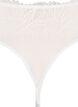 Microvezel string met kanten details, Wit, Packshot image number 3