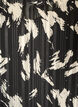 Jurk met patroon, ruches en lange mouwen, Zwart, Packshot image number 2
