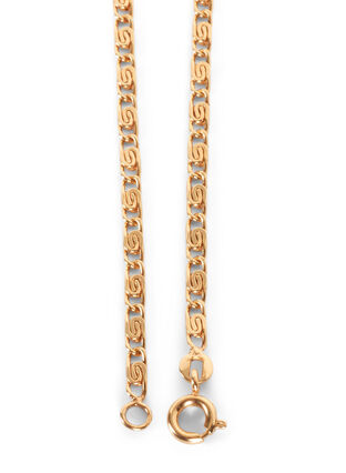 Korte goudkleurige halsketting, Gold, Packshot image number 3
