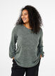 FLASH - Jersey blouse met lange mouwen, Groen, Model image number 0