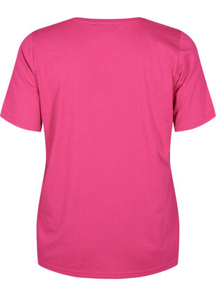 FLASH - T-shirt met v-hals, Raspberry Rose, Packshot image number 1