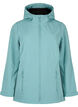Korte softshell jas met zakken, Arctic, Packshot image number 0