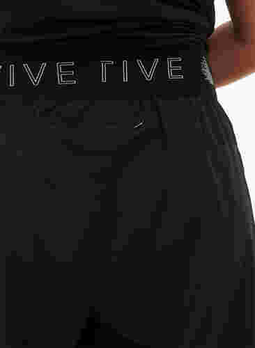 Sport shorts met achterzak, Black, Model image number 2