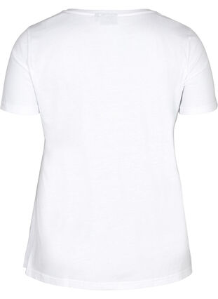 T-shirt, Bright White, Packshot image number 1