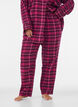 Geruite katoenen pyjamabroek, Rood, Model image number 2