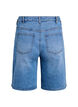 Losse denim shorts met hoge taille, Blauw, Packshot image number 1