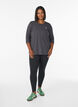 Training blouse met 3/4 mouwen, Grijs, Model image number 1