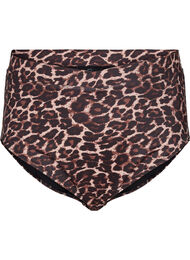 Bikinibroeken met print en hoge taille, Autentic Leopard