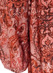 Viscose midi-jurk met paisleyprint, Oranje, Packshot image number 3