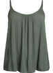 Strap top in viscose, Groen, Packshot image number 0