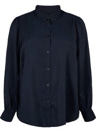 Shirt met lange mouwen van Tencel ™ Modal, Black