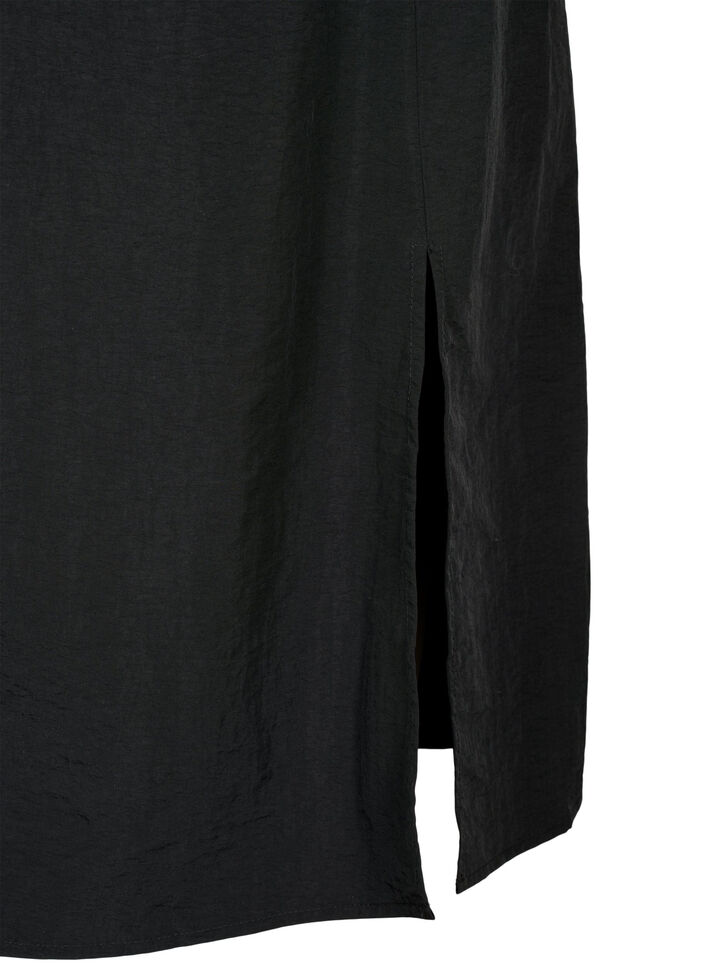 Midirok met split en cargozak, Black, Packshot image number 3