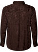 Shirt met ton-sur-ton paisleypatroon, Bruin, Packshot image number 1