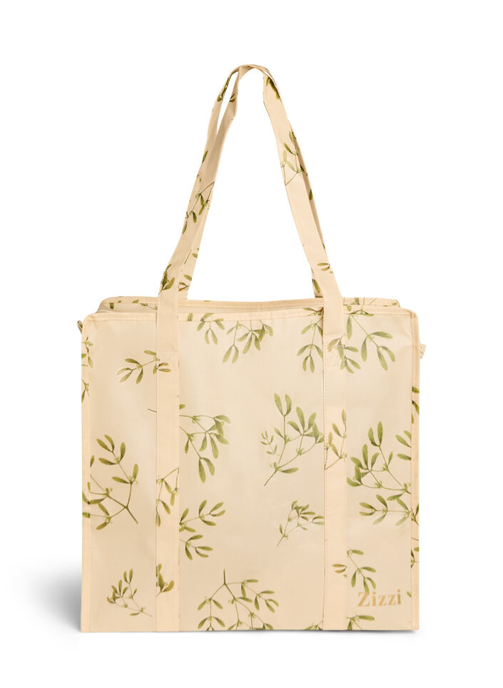 Shoppingtas met ritssluiting, Beige, Packshot image number 1